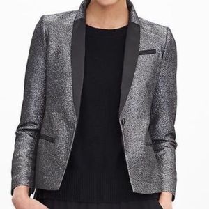 Banana Republic Silver Blazer